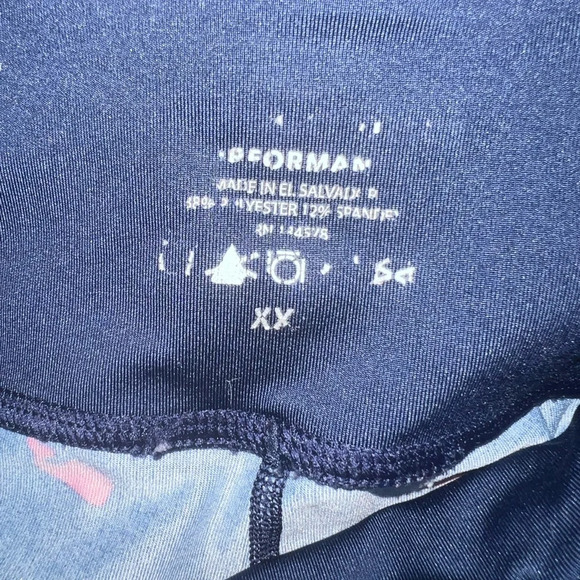 Vineyard vines women’s blue whale print performance leggings sz XXS - Picture 3 of 4